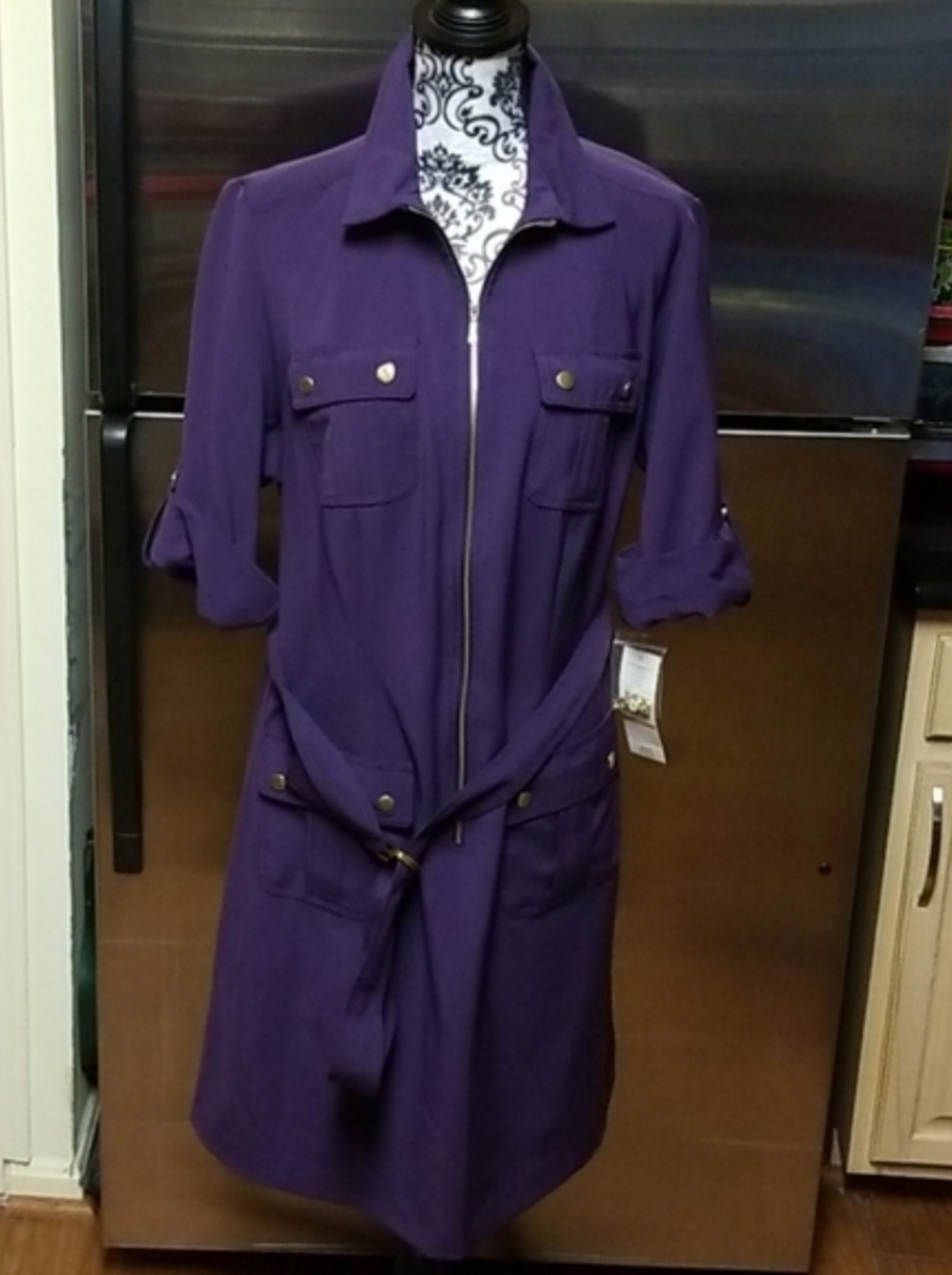 Sharagano Pocketed Dress